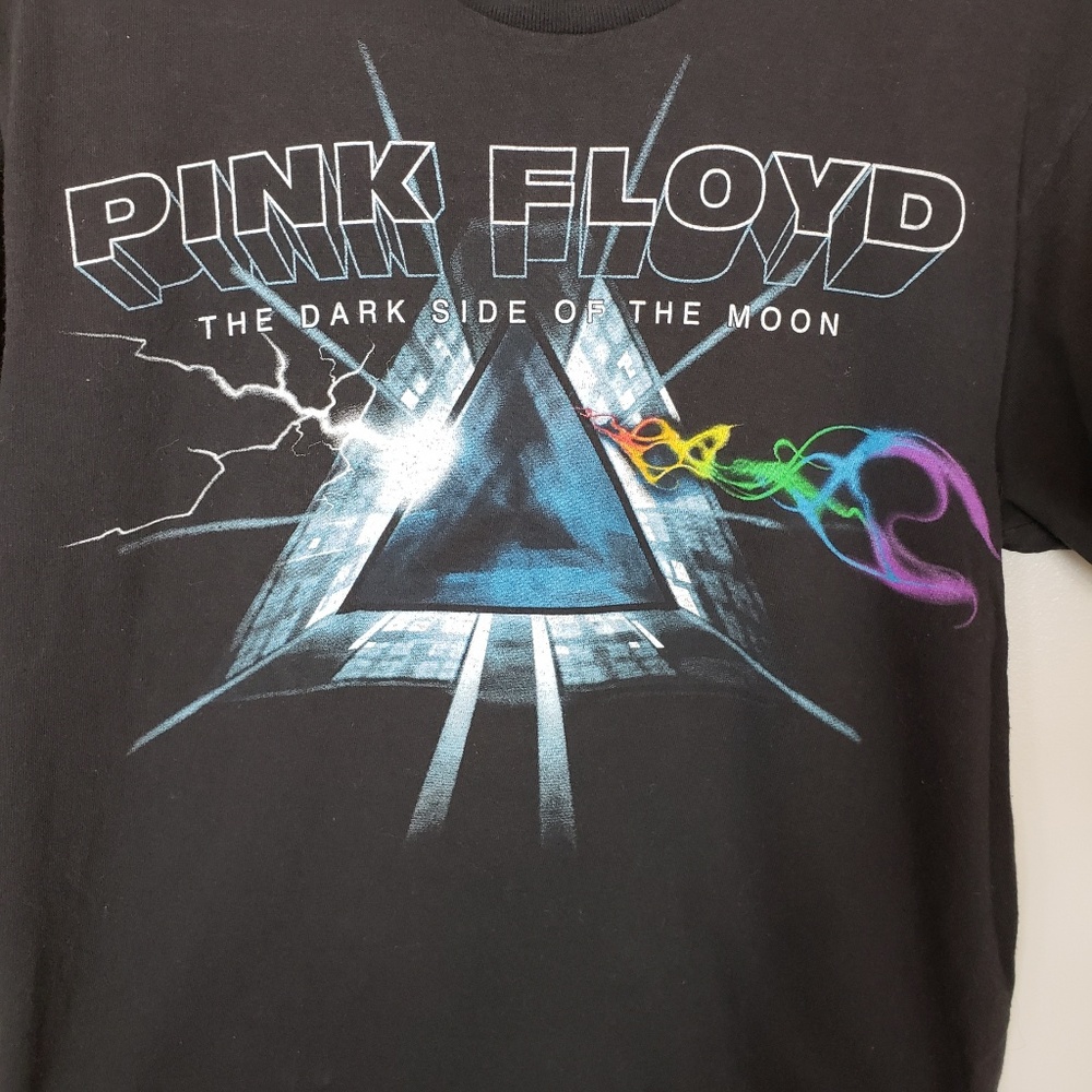 Liquid Blue Pink Floyd Dark Side of The Moon Shirt